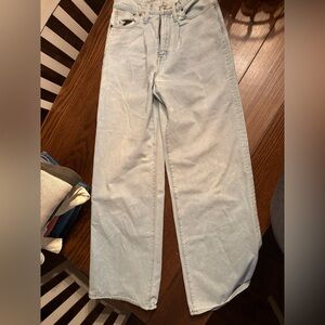 Madewell Pleated Wide Leg Women’s Jeans -size 28 long. Gorgeous jeans!